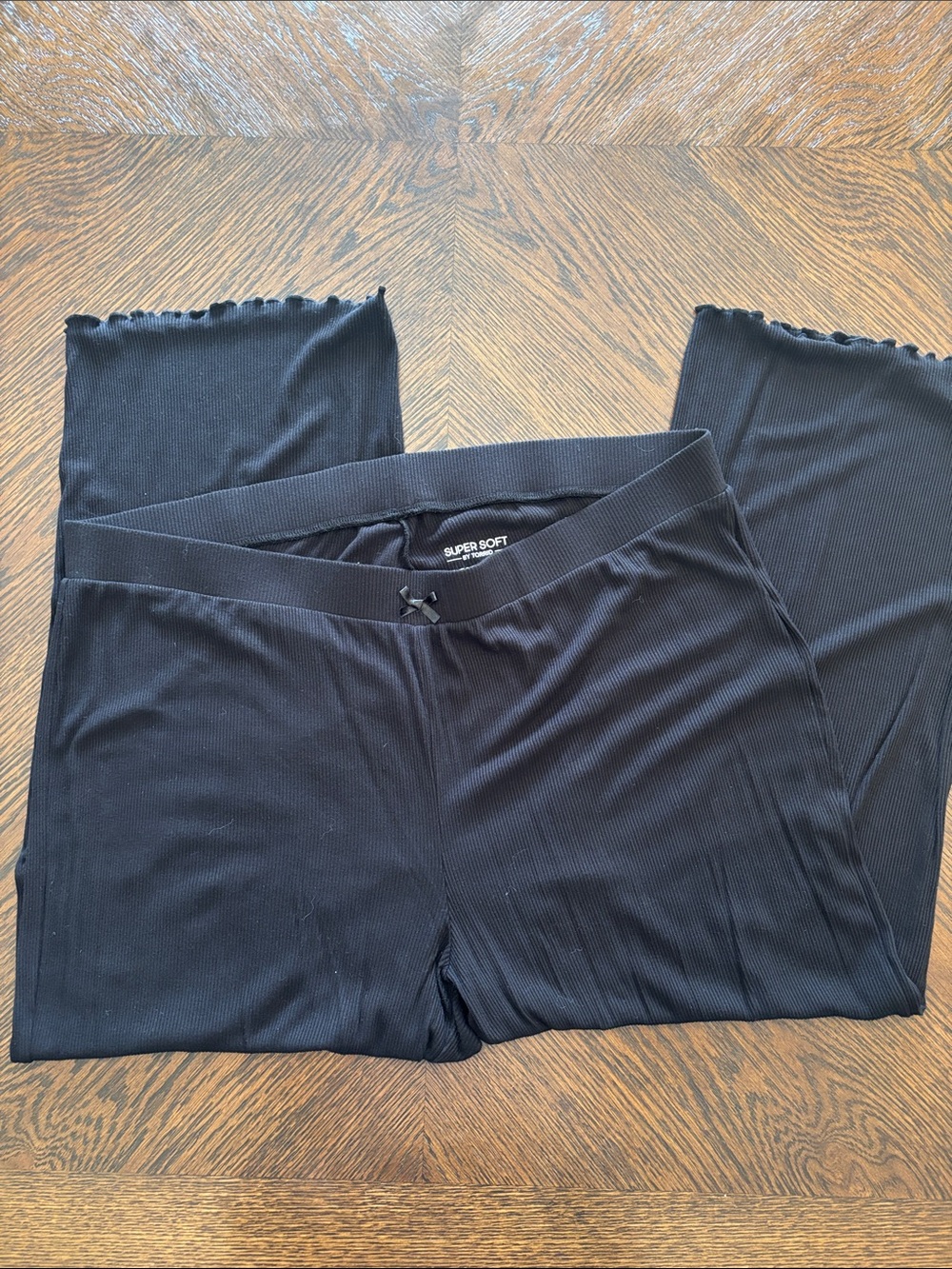 Black Torrid Super Soft Rib Sleep Pant 2X